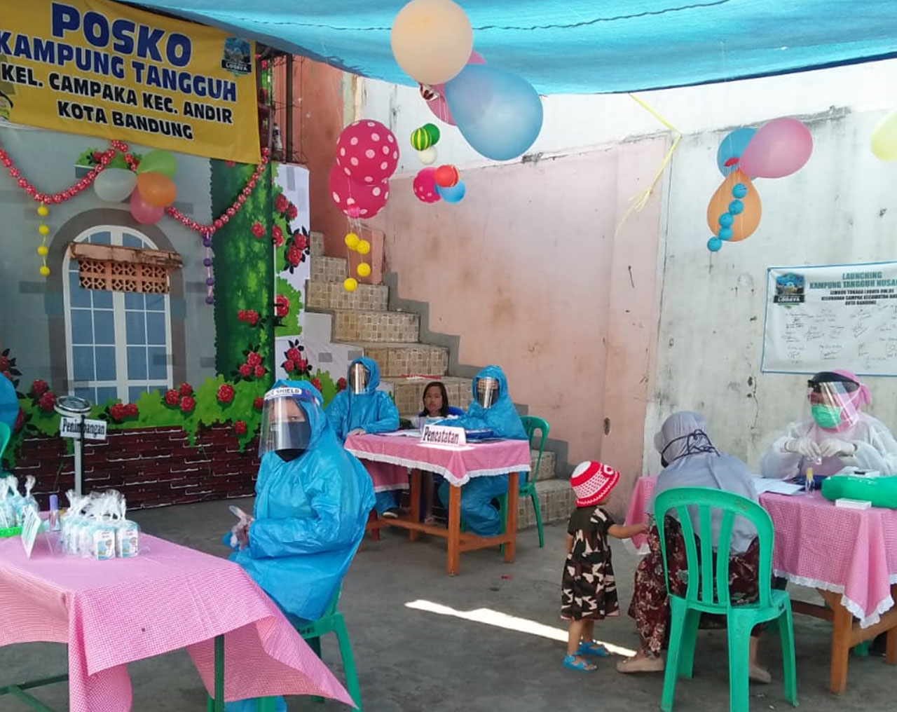 Mengenal Posko Penimbangan, Alternatif Posyandu pada Masa Pandemi COVID-19 di Kecamatan Andir