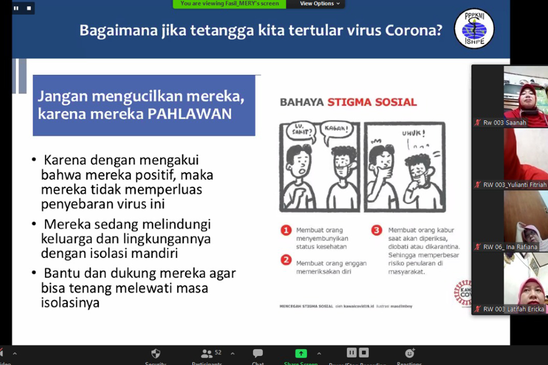 Begini Suasana Pelatihan Kader Kesehatan Masyarakat di Tingkat Komunitas Rukun Warga