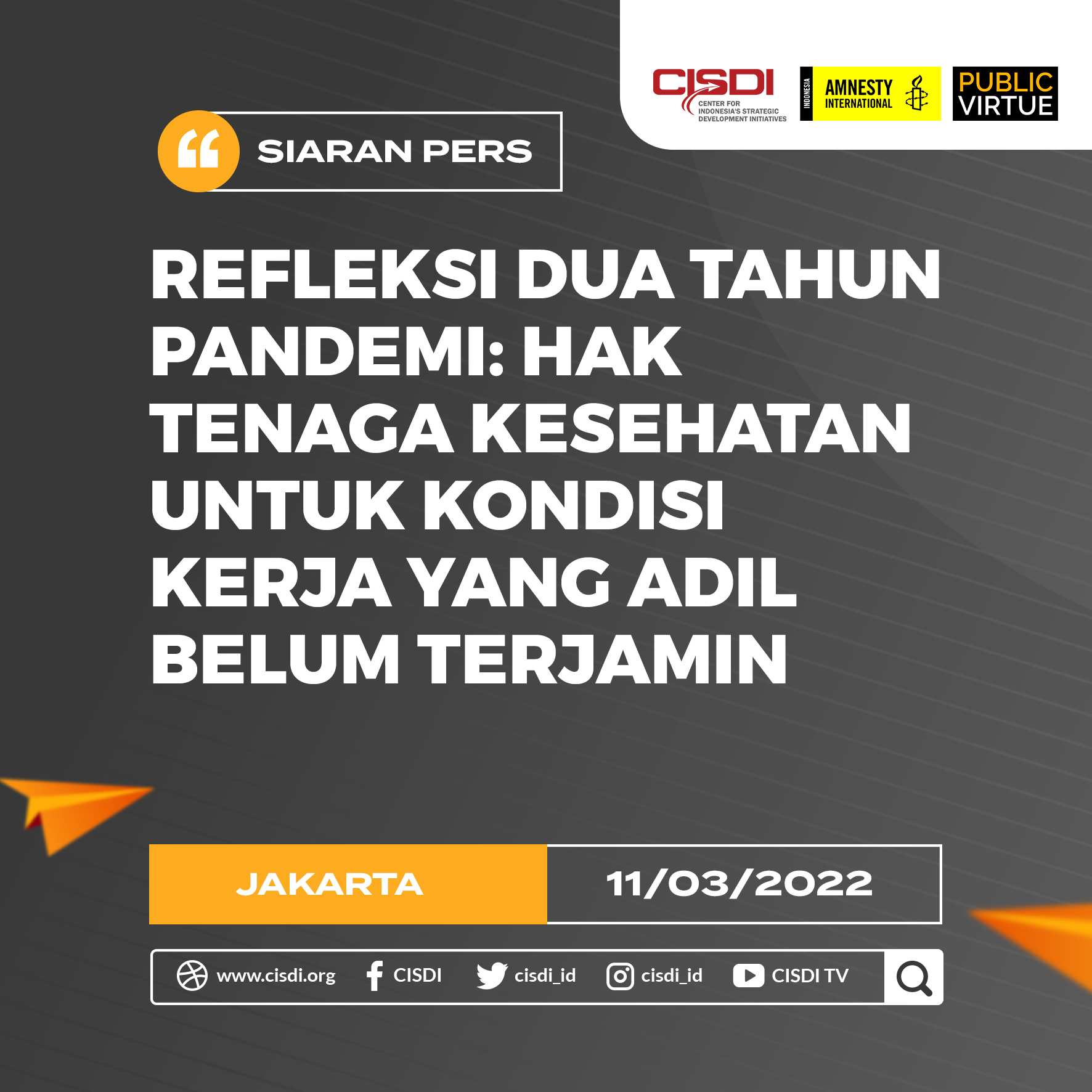 Refleksi dua tahun pandemi_ Hak tenaga kesehatan untuk kondisi kerja yang adil belum terjamin